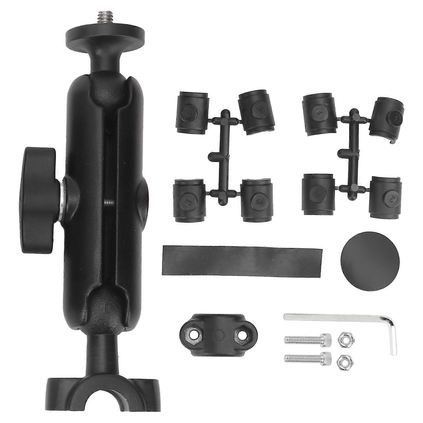 360° Adjustable Camera Motorcycle Handlebar Mount - Secure, Versatile & Durable Holder