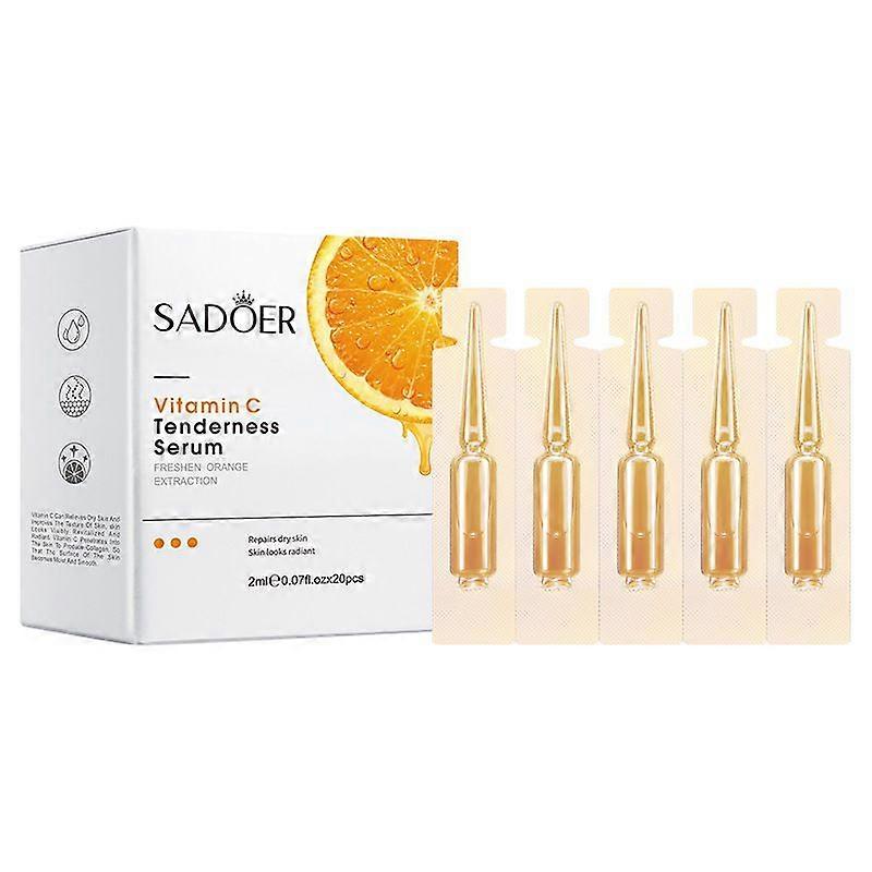 Vitamin C Tenderness Essence, Vitamin C Tenderess Serum - 2ml x 20τμχ, Επανορθώνει το Ξηρό Δέρμα &; Κάνει το Δέρμα να Φαίνεται Λαμπερό, Ορός Βιταμίνης C για Λαμπερό Δέρμα