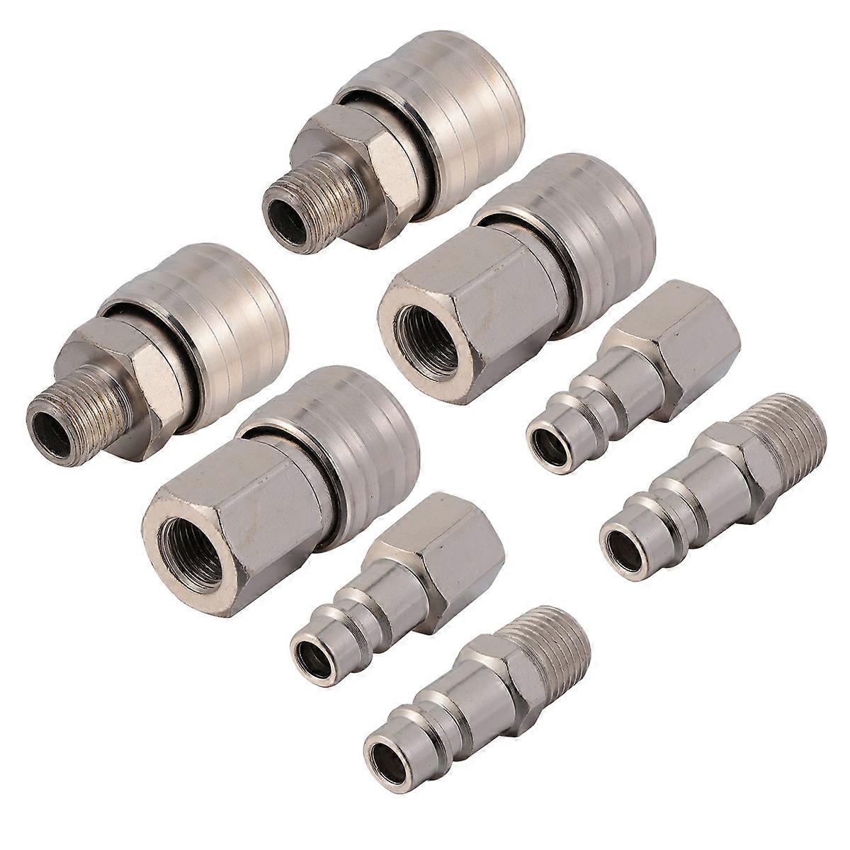 German Style Air Compressor Quick Coupler Fittings Set Durable Tool Accessories for Air Tools and Pressure Washers