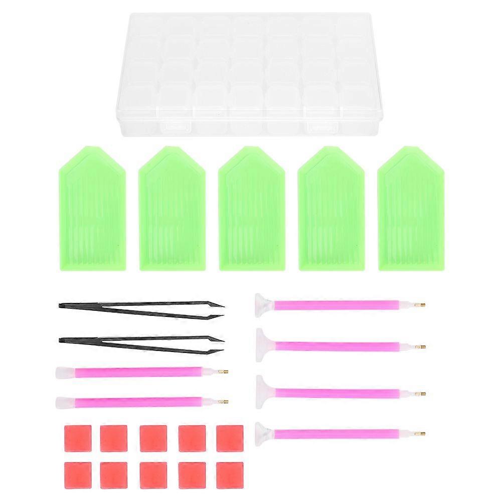 2025 Latest Model  24Pcs Diamond Painting Tools Set Plastic 5D for Beginners