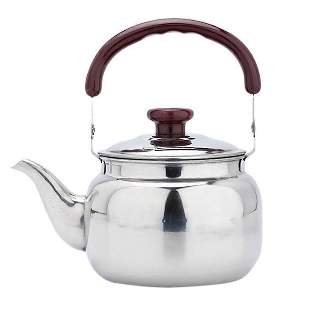 Stainless Steel Whistling Kettle with Heat Resistant Handle for Home and Camping Use – Versatile Tea Kettle for Boiling Water and Teas