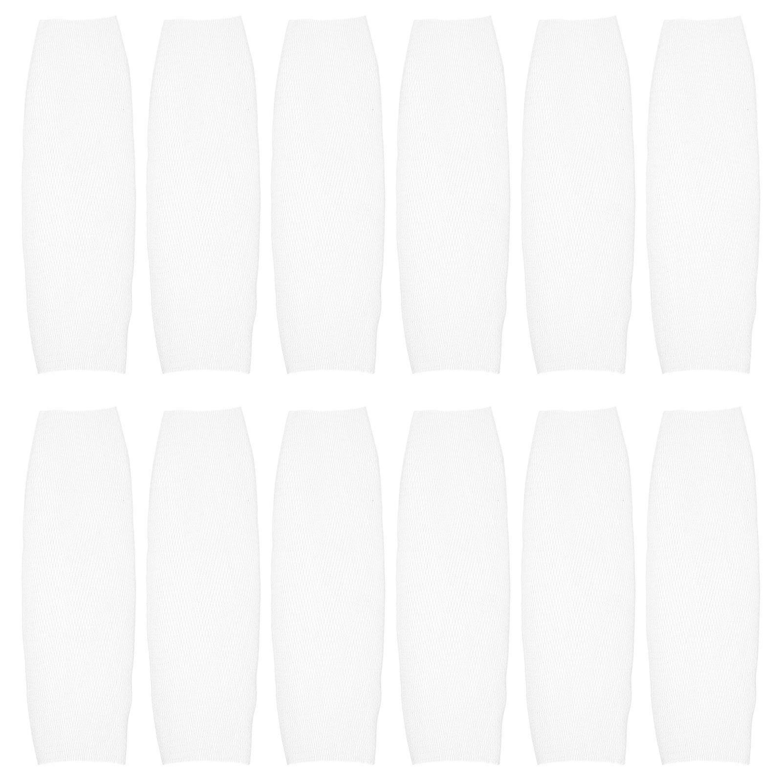 100pcs White Mesh Sleeves PE Material Travel Protection Covers Scratch and Impact Resistant for Standard Bottles Breakage Prevention