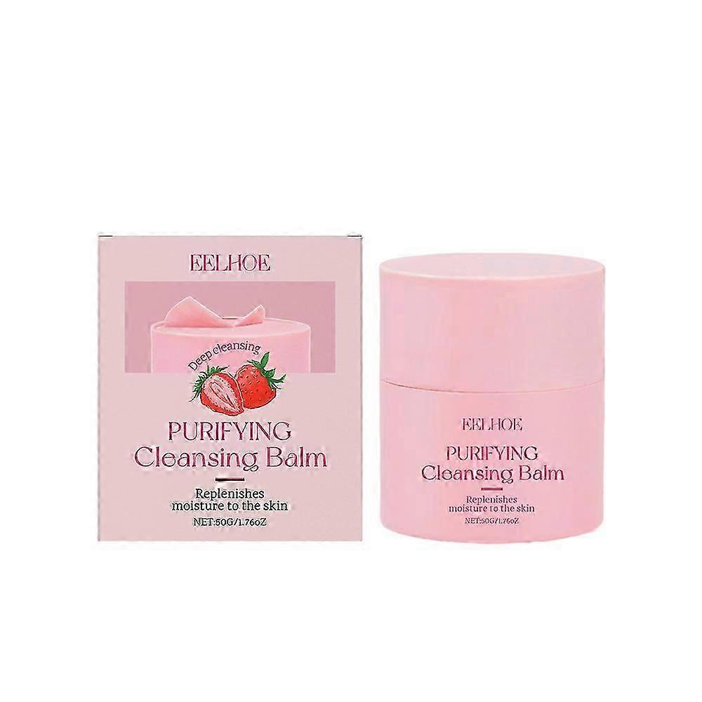 Strawberry Cleansing Makeup Remover Mild Makeup Remover Deep Cleansing Improve Skin Brightening Skin Color Long-lasting Smooth