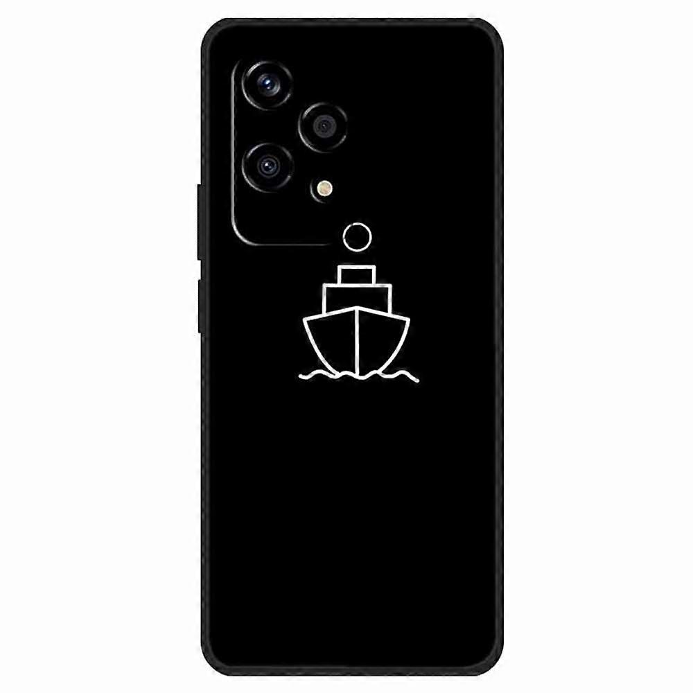 For Honor 200 Lite Shockproof Case Linear Pattern Printing TPU Phone Cover