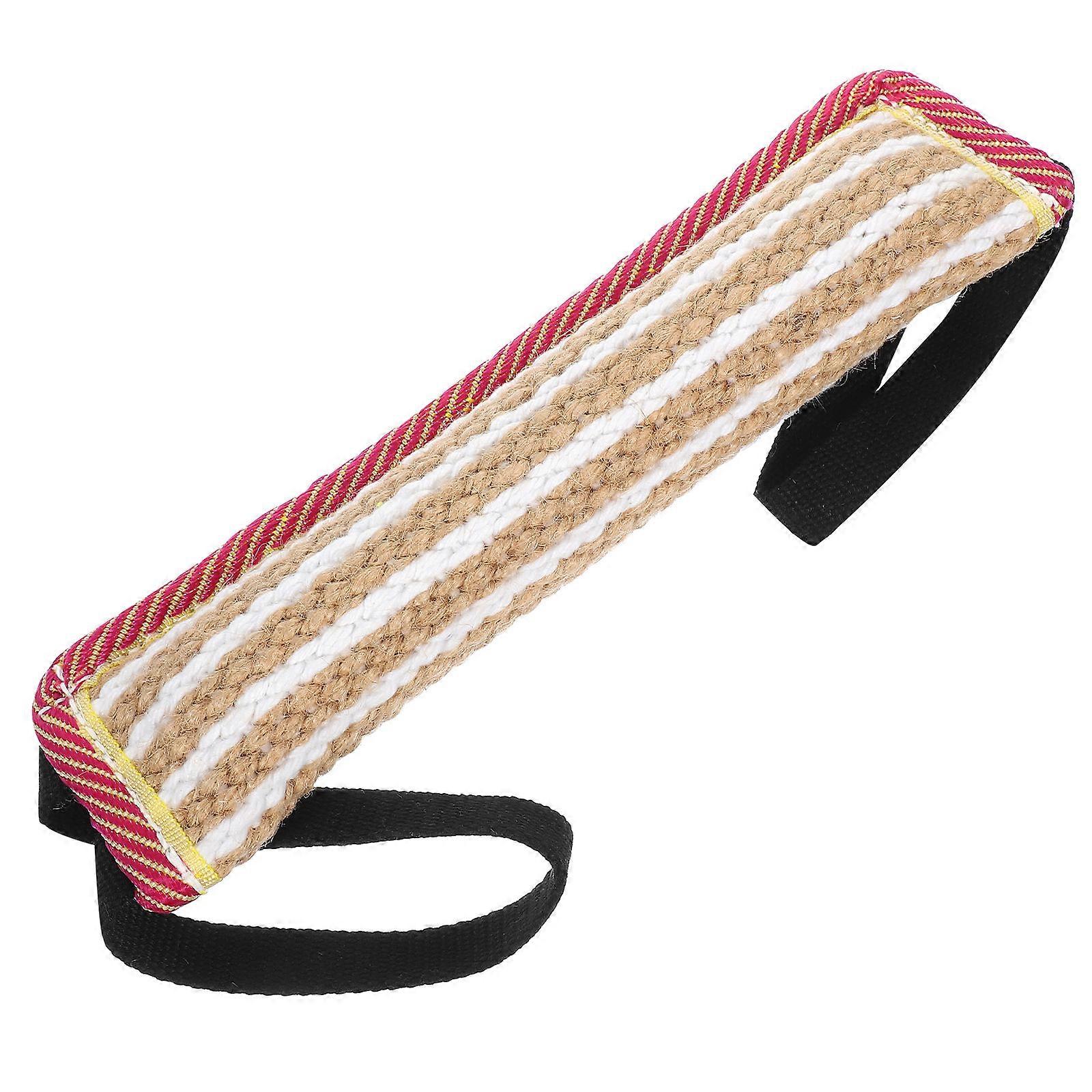 Dog Training Tools Tug Toys For Dog Training Jute Biting Pillow Toy Large Dogs Entertainment 1Set