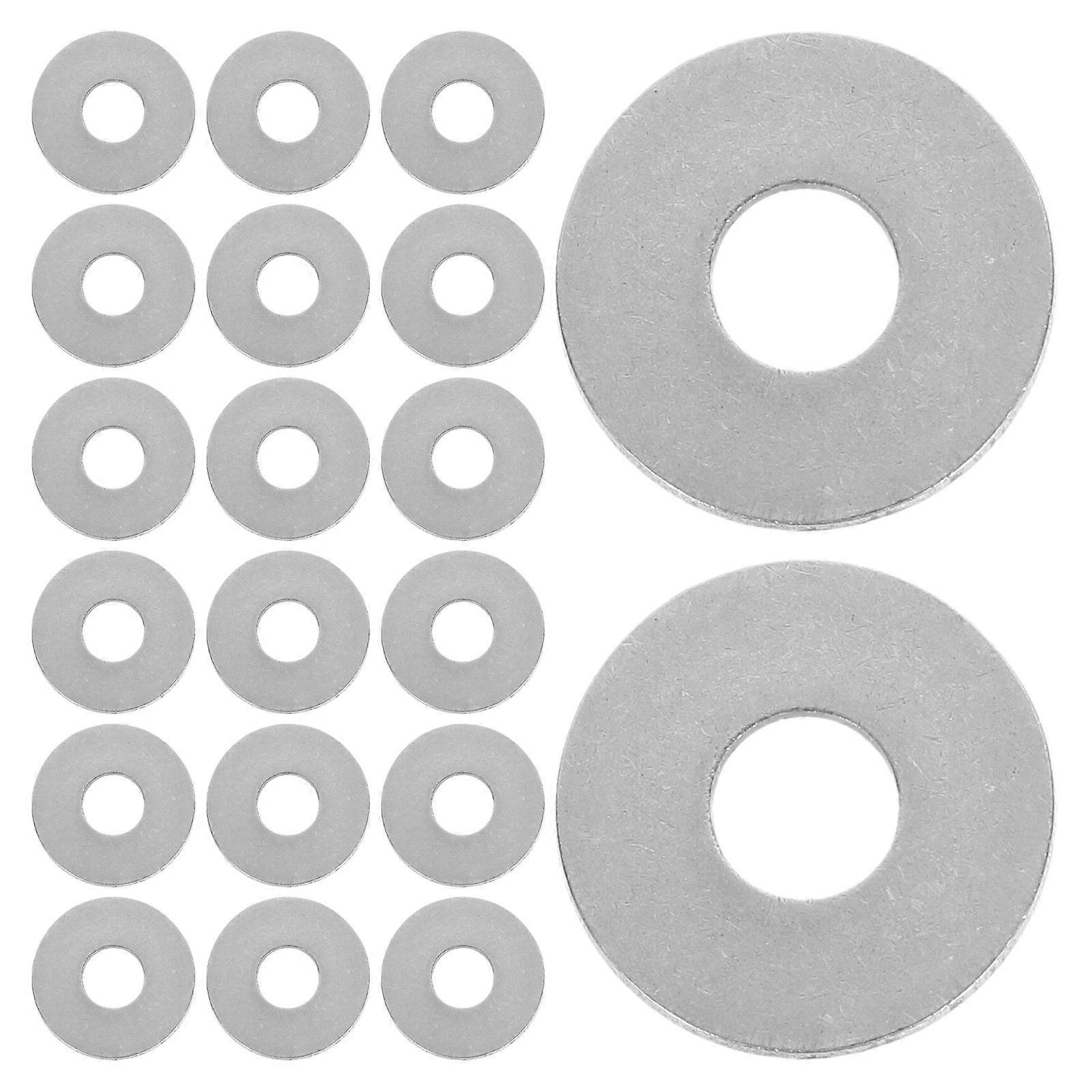 50pcs Durable Flat Gaskets Loose Washers for Home Appliance Screw Replacement Multi Use Small Sealing Washers for Furniture & Mechanical Equipment