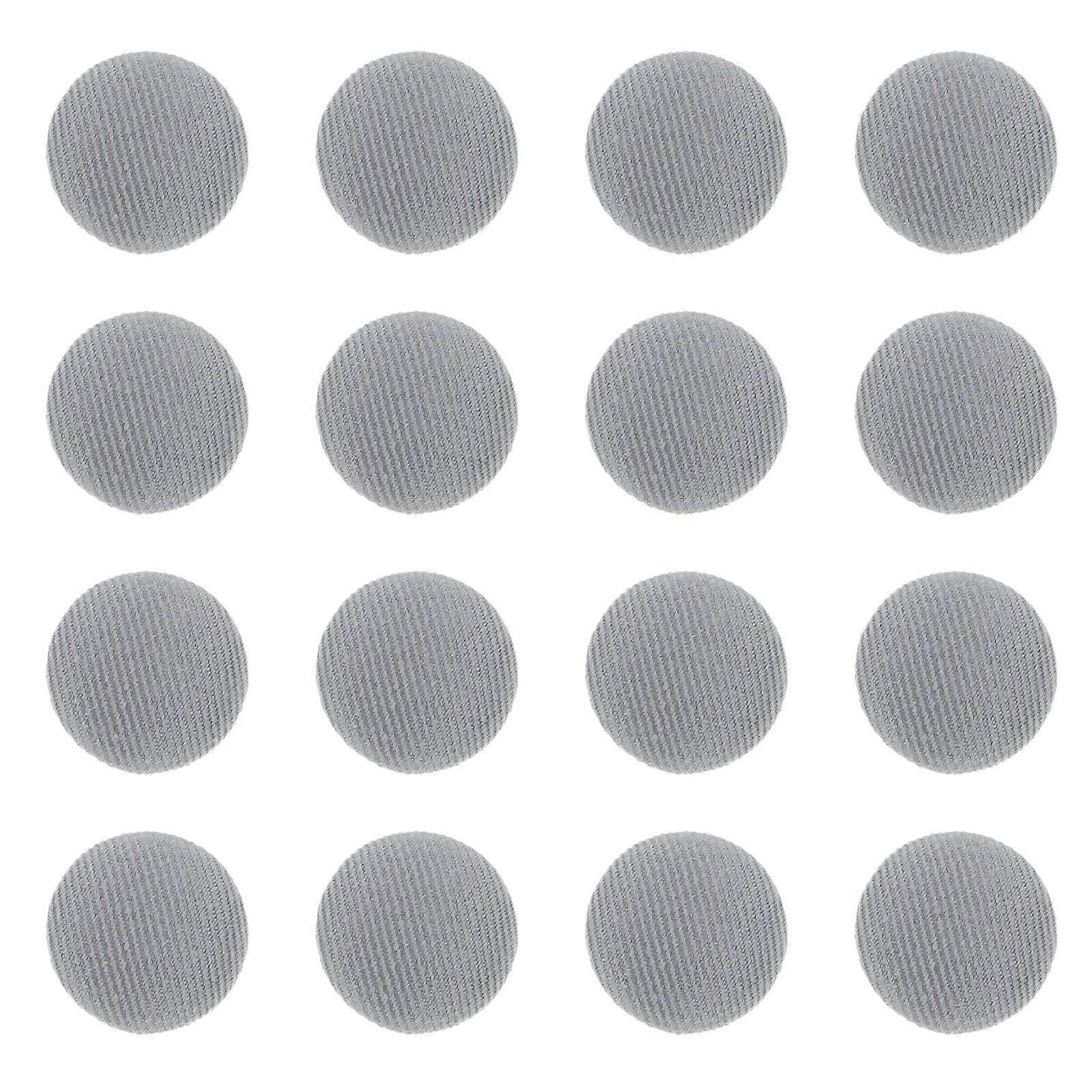 Buttons for Cardigans All Match Buttons Cloth Material Decorative Buttons Sewing Supplies Blue 1.5cm x 1.5cm x 0.8cm 100Pcs