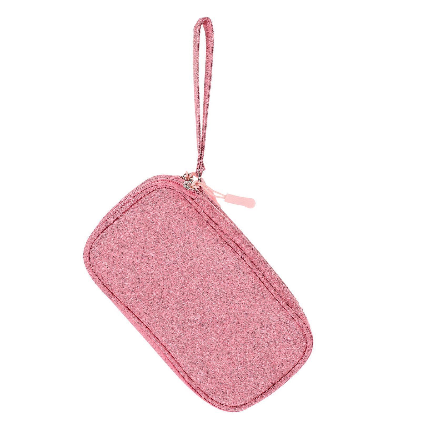 Portable Cable Storage Case Travel Pouch Tech Users Business Trips Rectangular Cord Organizer 20.00X12.00X3.40CM 1Set