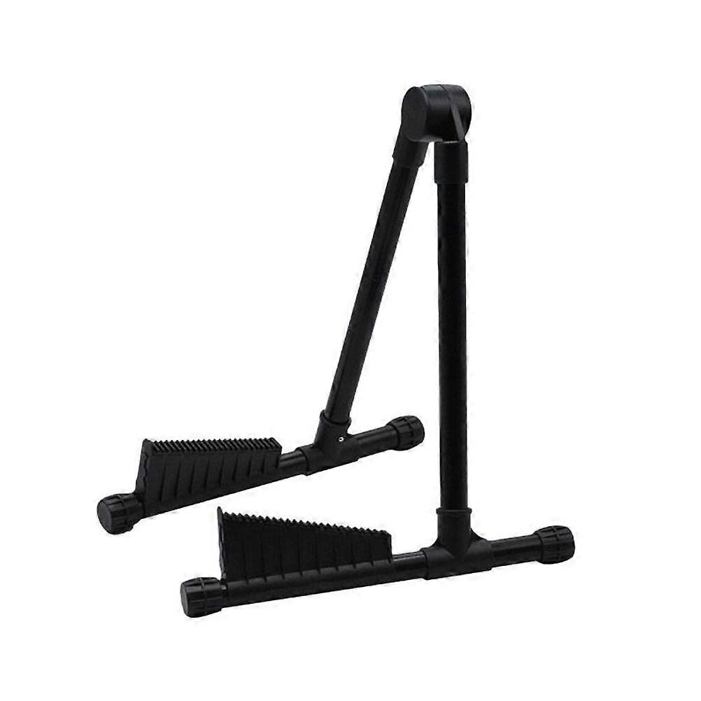 Adjustable Folding Guitar Stand for Electric Guitar, Bass, and Violin – Compact Frame with Ergonomic Design for Storage Rack Use