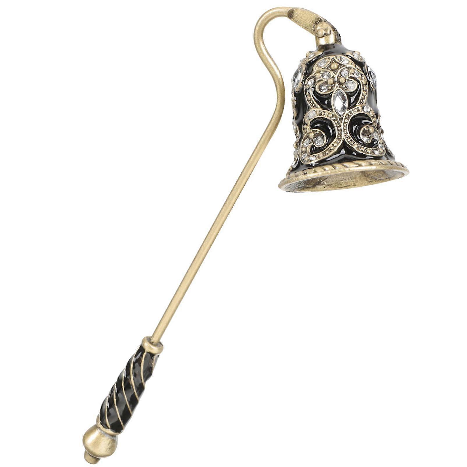 Metal Candle Snuffer with Long Handle for Safe Extinguishing of Scented Candles, Aromatic Candles, and Tealights