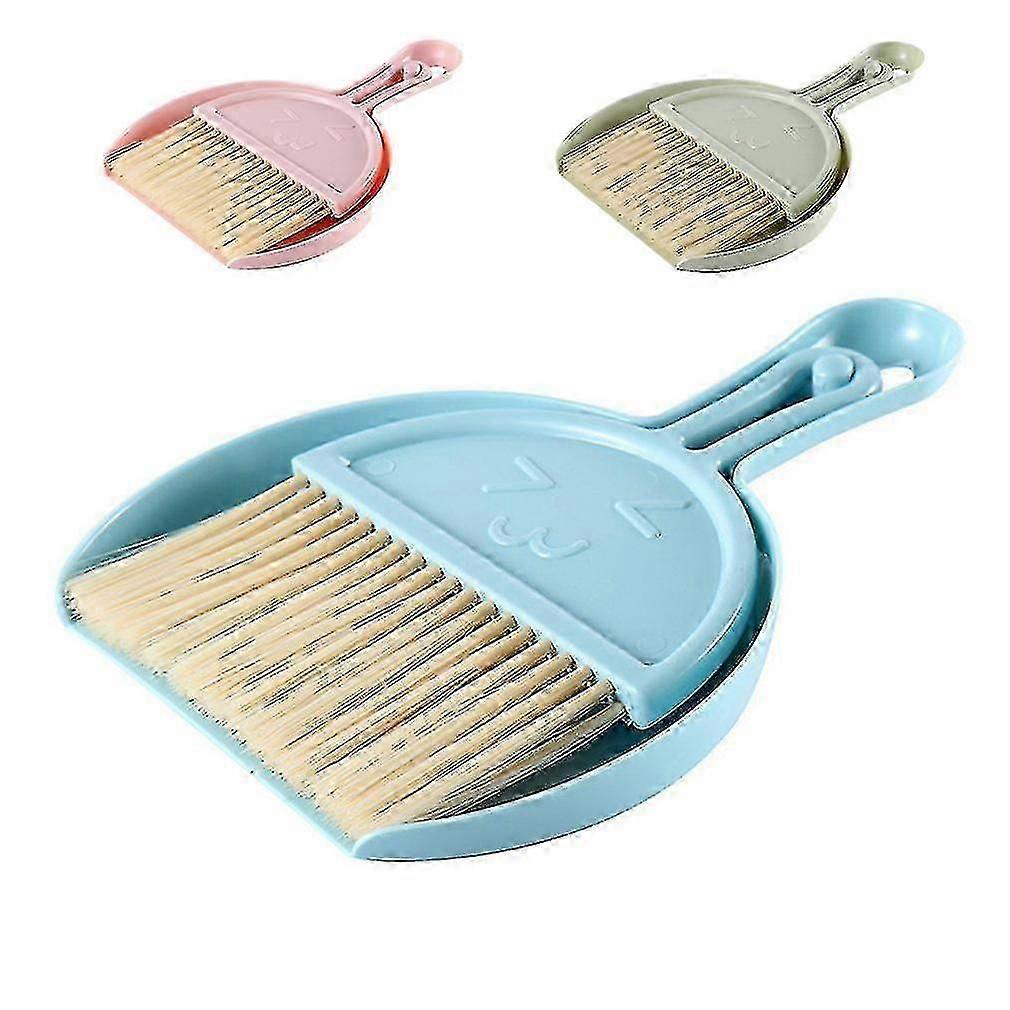Desk Broom Set Keyboard Cleaning Brush With Dustpan Set-YGWL