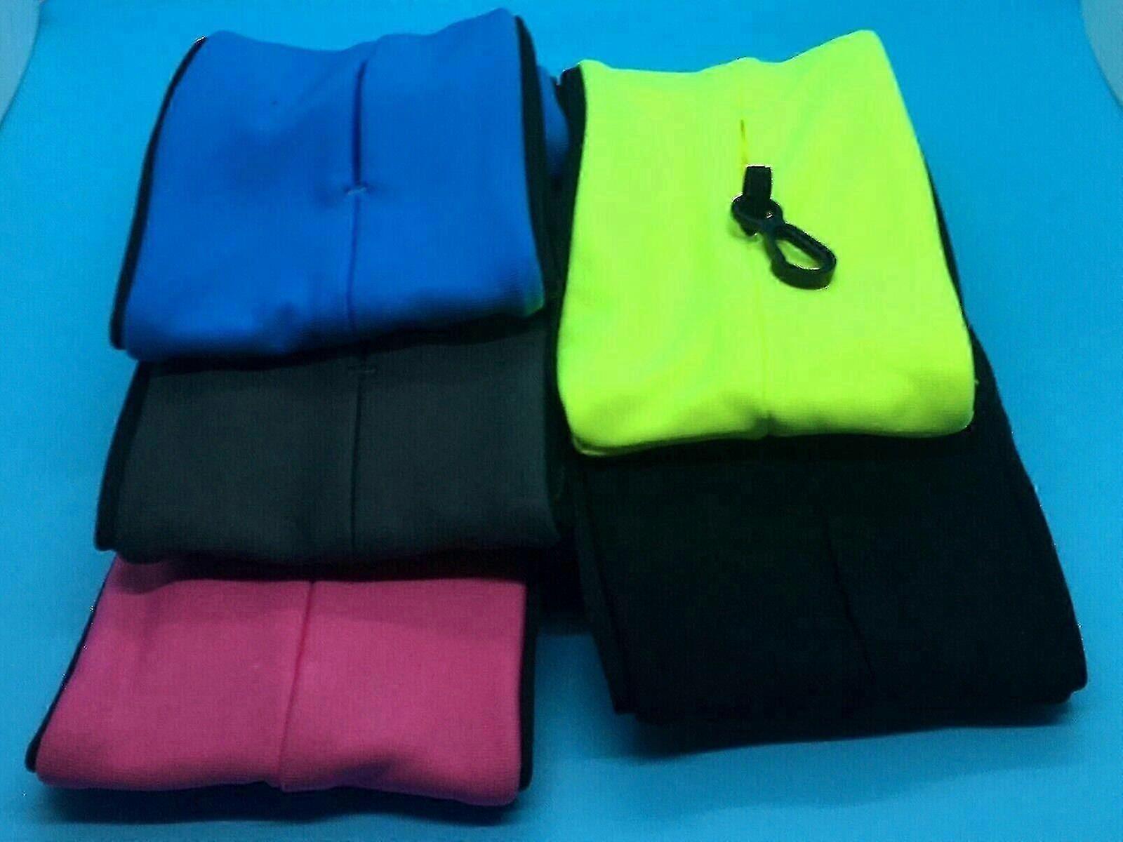 Exercise Fitness Running Flip Belt For Keys Cards Phone Meds 5 Colours