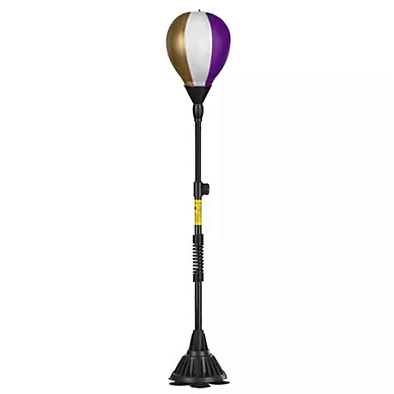 Punching Ball Speedball Portable Punch Bag with Spring, PU Material for Kids and Adults Aged 8-12, Sturdy Base with Suction Cups