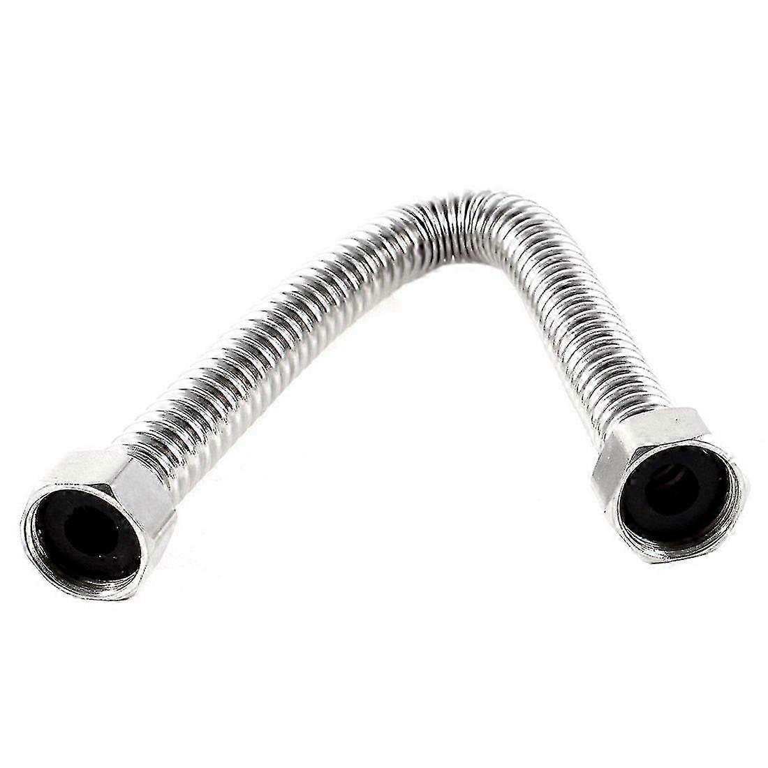 バスルーム 19mm ステンレススチール シャワーホース シャワーホース 30cm シルバー