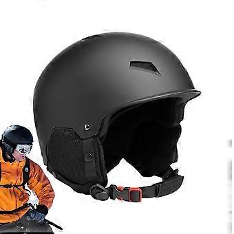 Ski Helmet for Men Women with Adjustable Head Circumference, 8-Hole Ventilation and Strap Clip