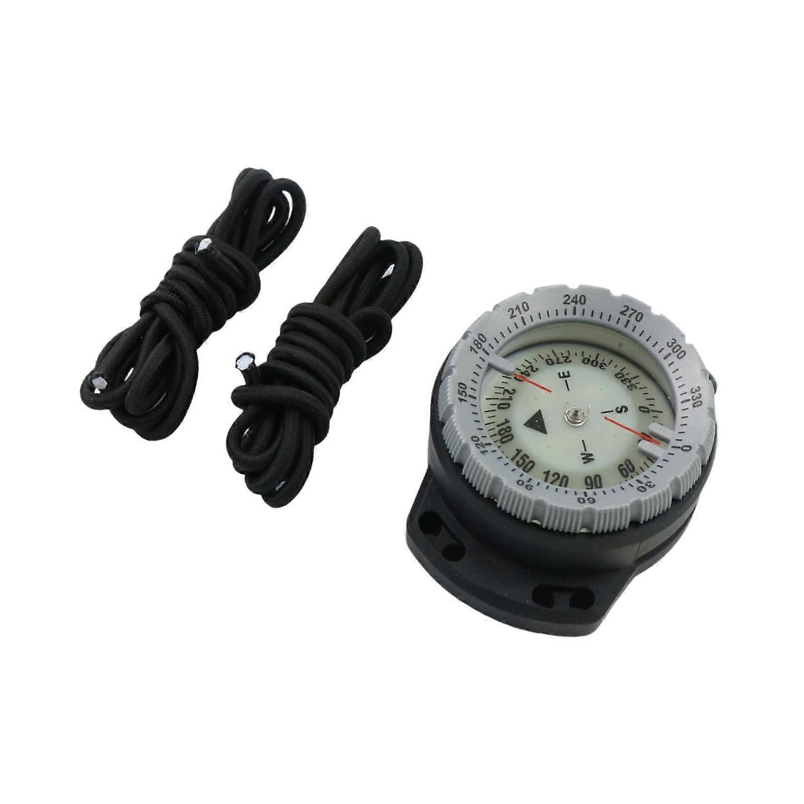 Diving Compass Waterproof Professional Camping Compass for Outdoor Diving - Grey Color, Durable Design