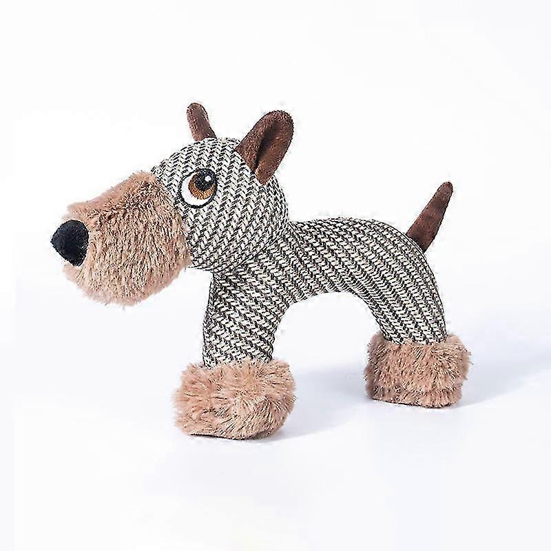pet plush toy chew dog linen vocalization bite-resistant molar dog toy 2025