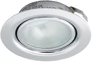 Lighting 12v 20w halogen recessed downlight chrome warm white low voltage (Driver Required)
