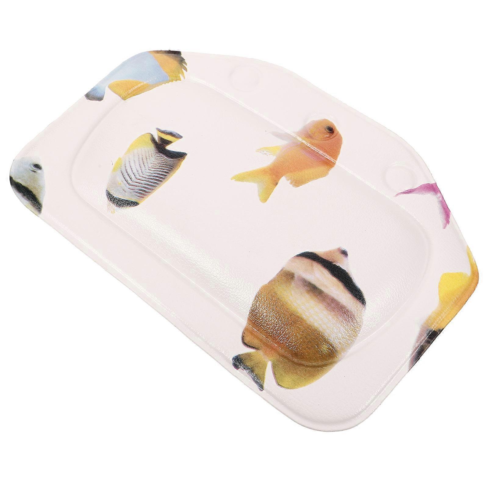 Bath Pillow For Tub Bathtub Pillow Spa Accessory Multi 30.00X20.50X3.00CM Suction Cups Comfort Support 1Set