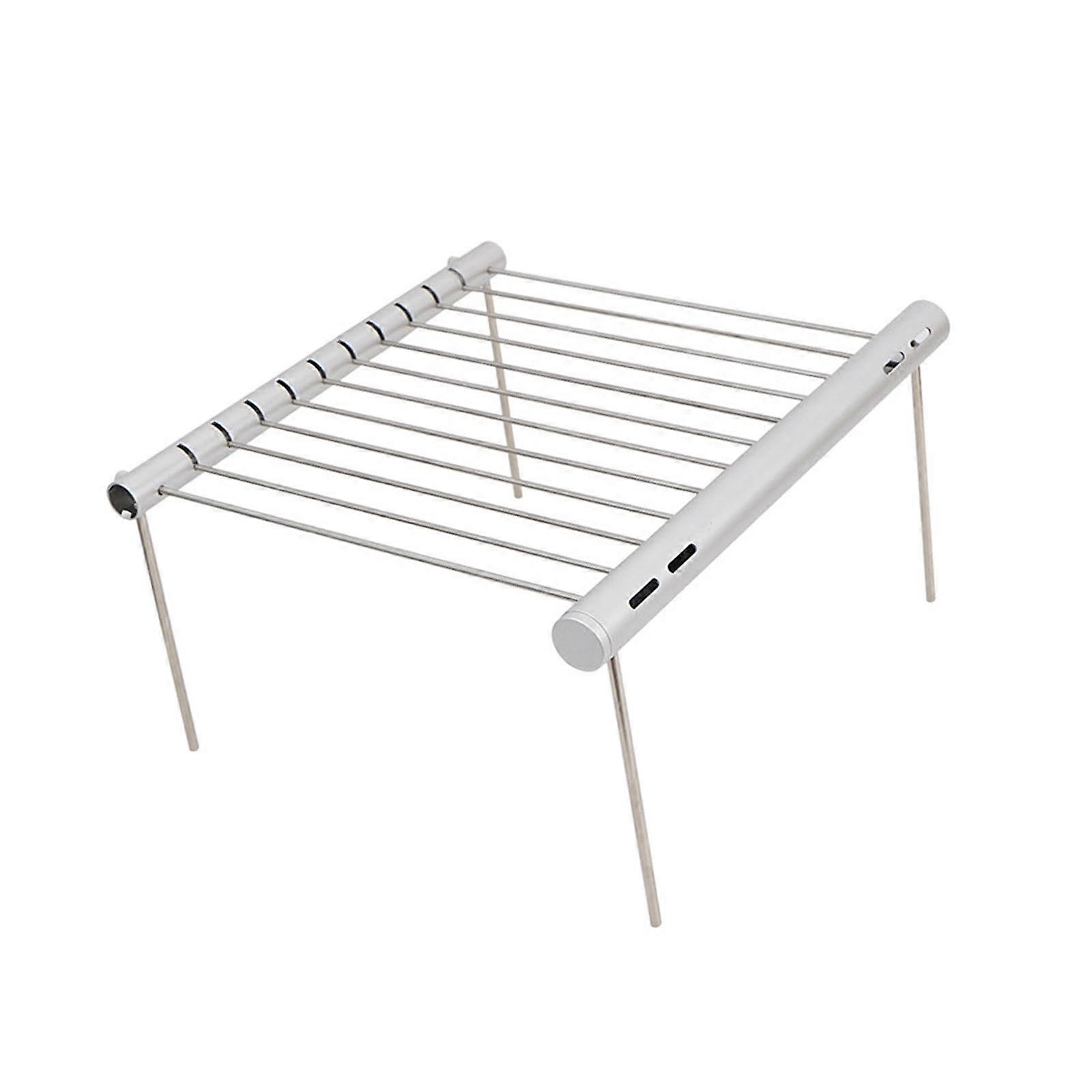 Pot Stand With Removable Rack, Campfire Cooking Stand, Portable Travel Frying Pan Rack, Compatible With Frying Pans