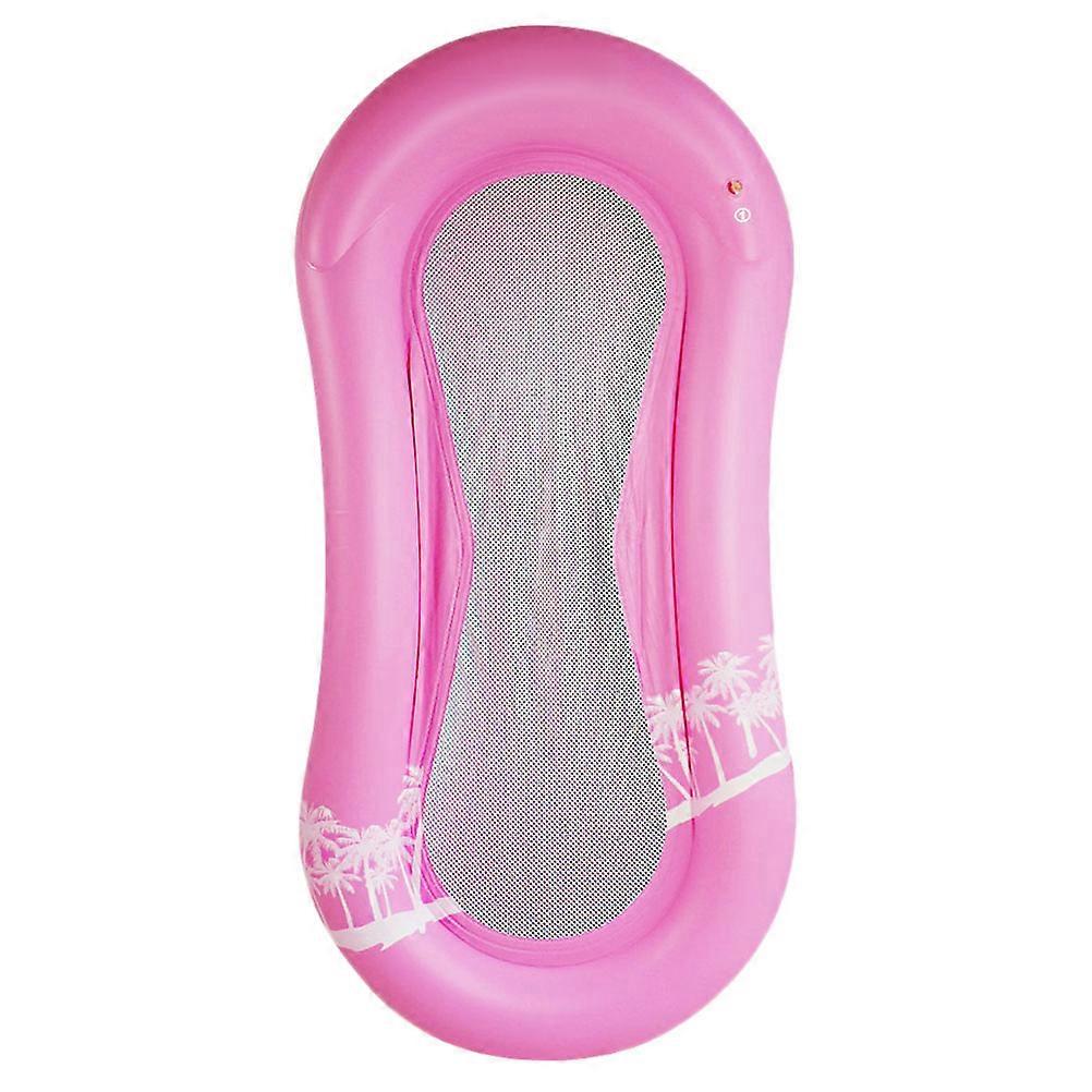 Swimming Pool Float Floating Inflatable Recliner Chair Adults Beach Pink 105x105x70Cm 1Pcs