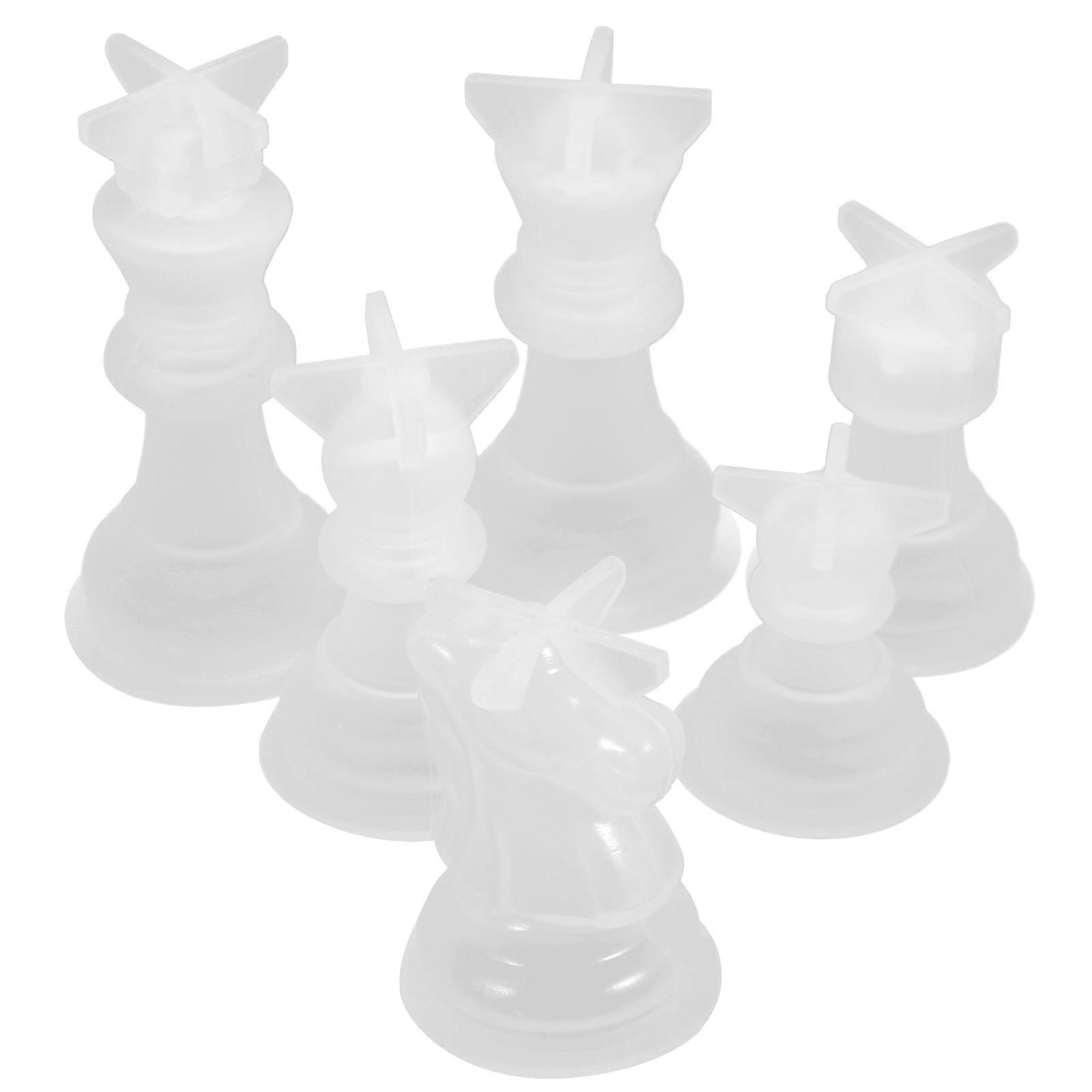 Silicone Chess Molds for DIY Use Durable and Safe 6pcs Easy to Demold and Clean