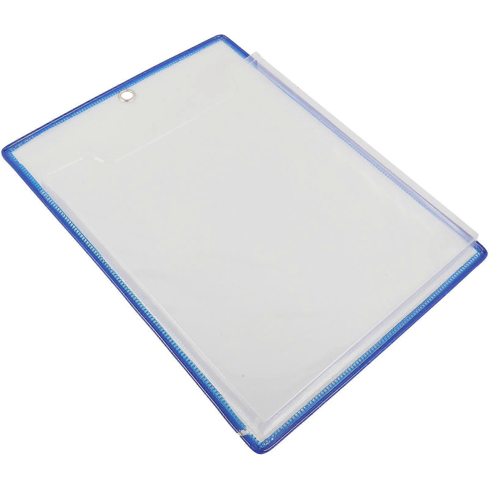 Document Organiser Bag Wall File Pouch Storage Office Supplies Blue 32.00X24.00X2.00CM 1Pack