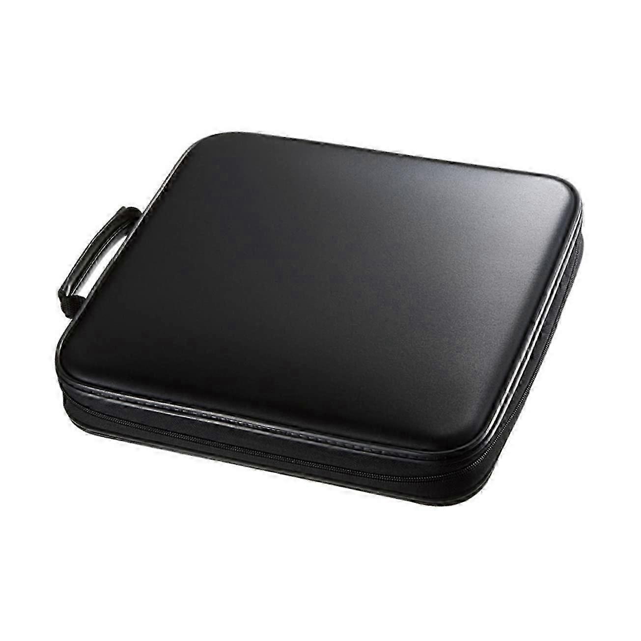 Zippered Plastic CD Container with Disc Capacity for Efficient Disc Organization and Storage Solutions