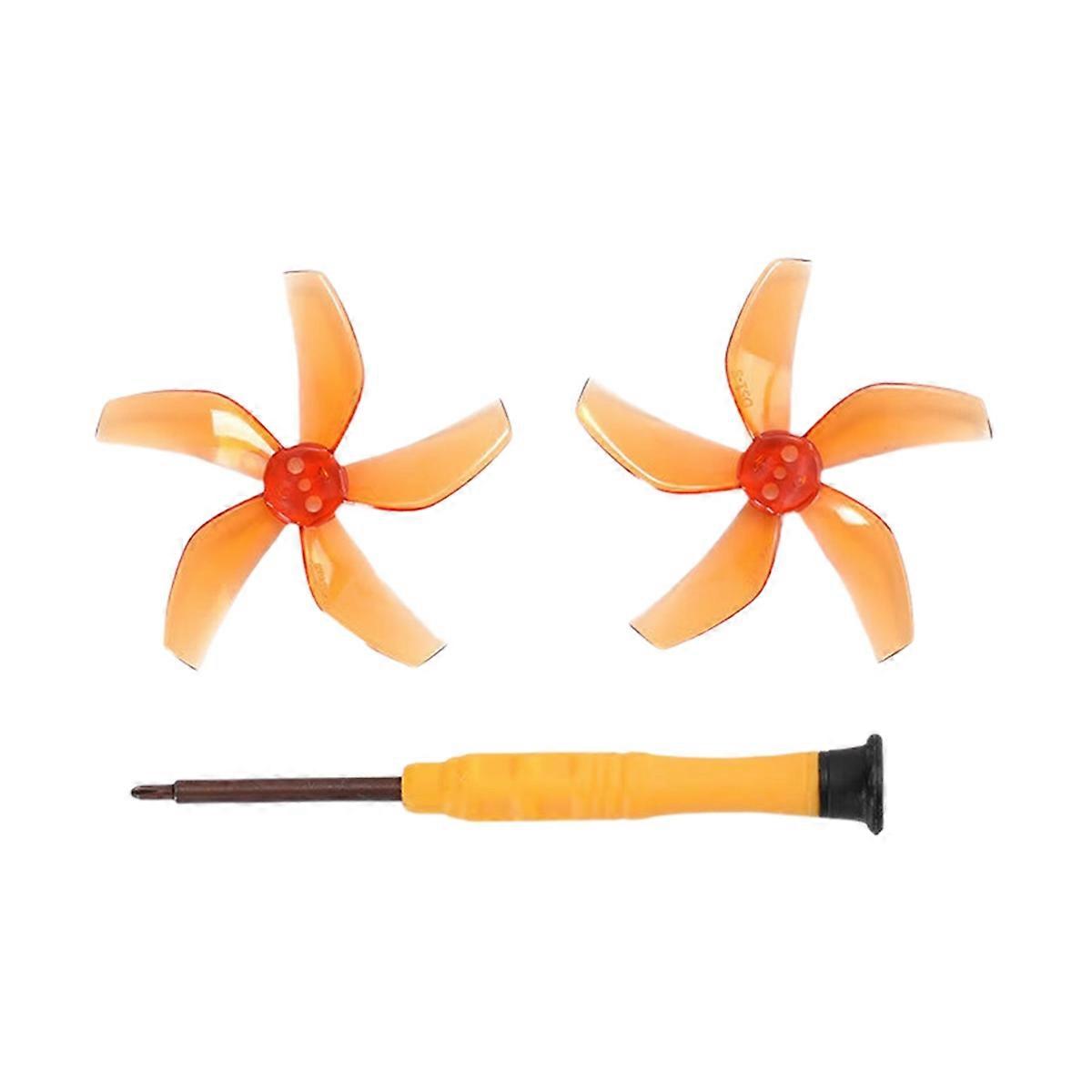5-Blade Propeller for NEO Drone Colorful Propeller Blades Orange