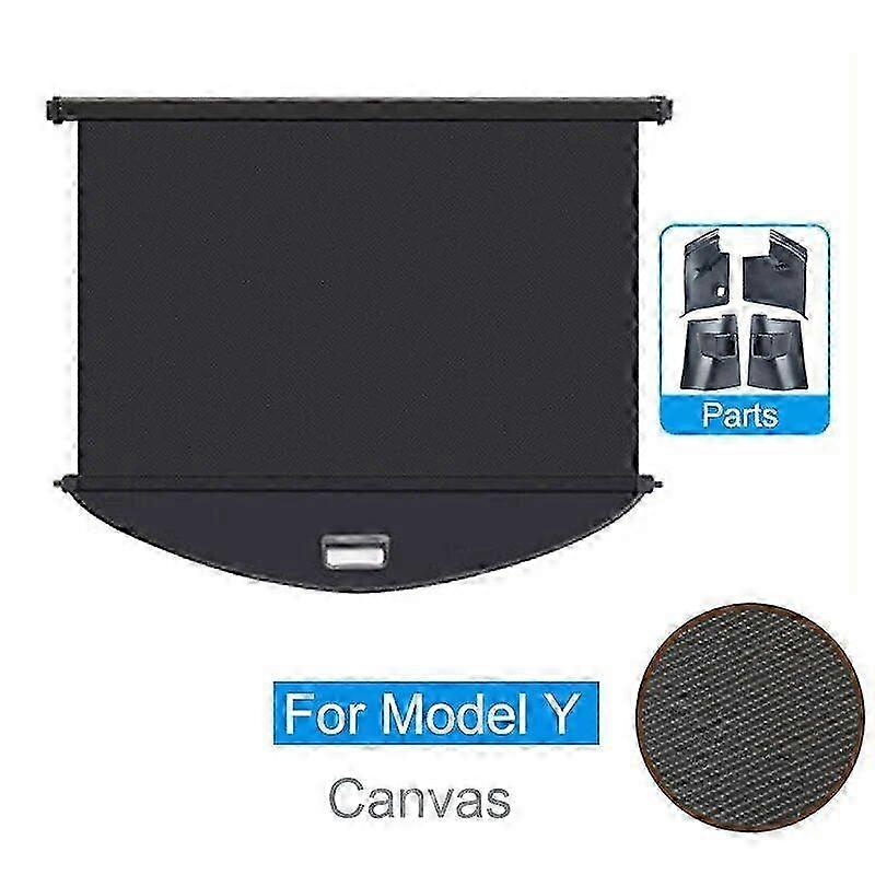 Rear Trunk Cargo Cover for a certain brand Model Y 2021 2022 Shutter Retractable Luggage Carrier Security Partition Shield Car Accessories