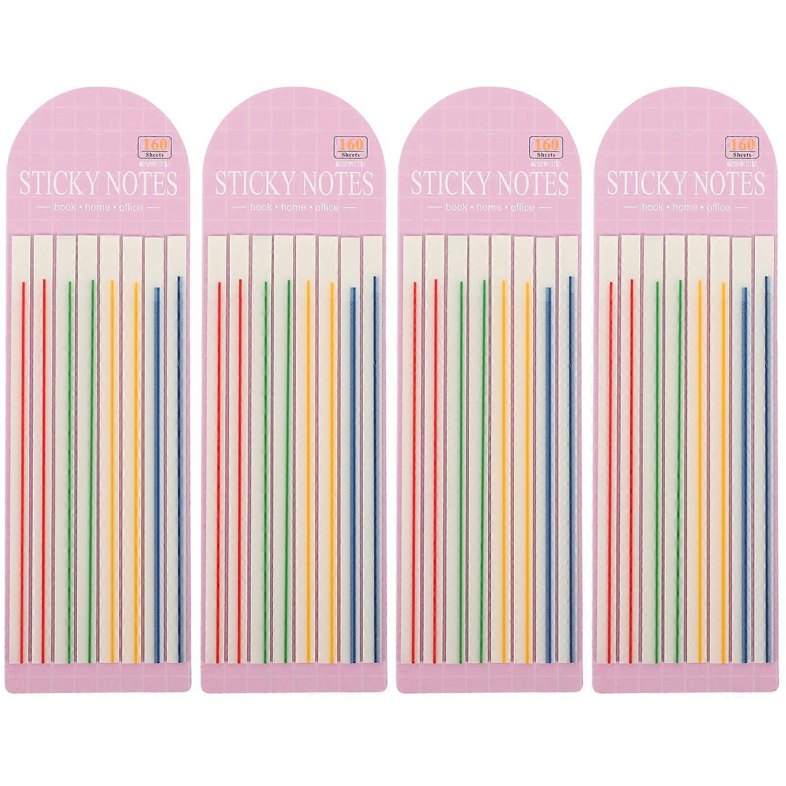 Highlighting Tapes Reading Tools Book Markers for Study Indexing Repositionable 4 Books