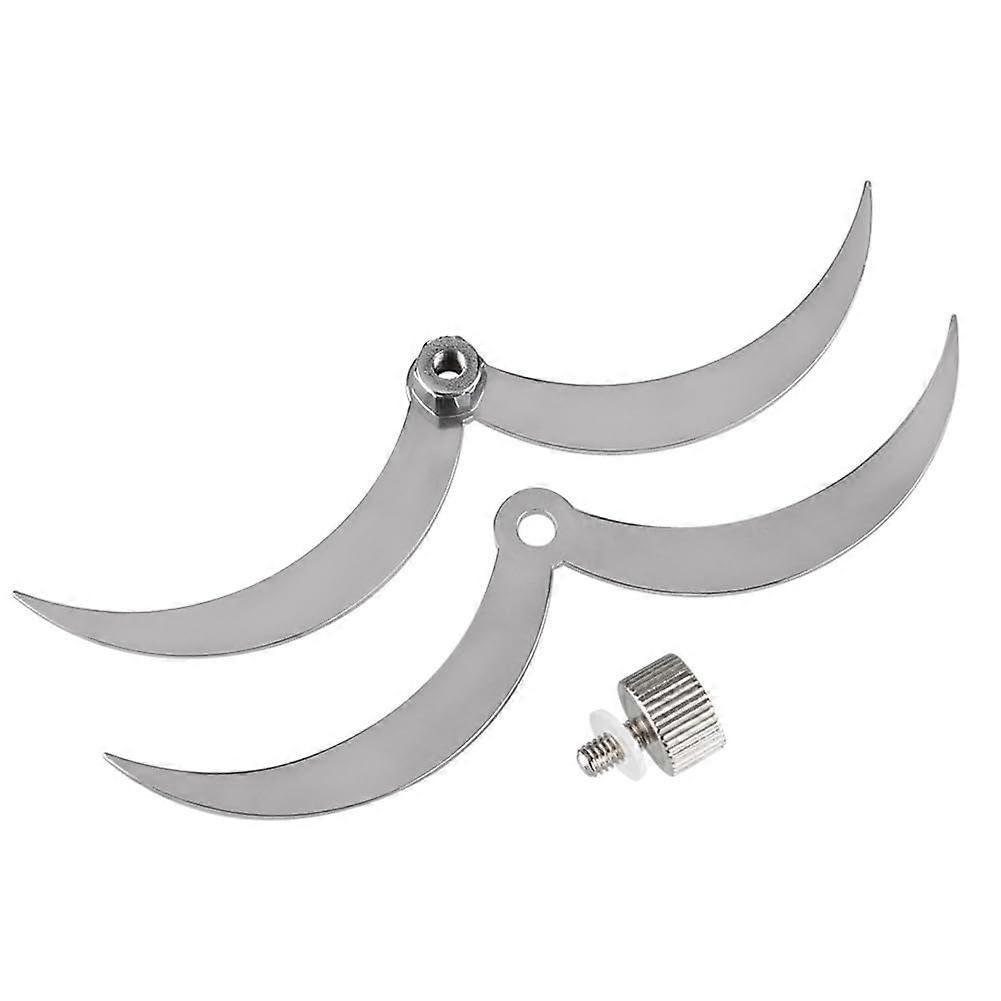 Feeler gauge, stainless steel, outer diameter, caliper, thickness, woodworking, dowel gauge, ruler, tools for door gap measurement Ref: 9432