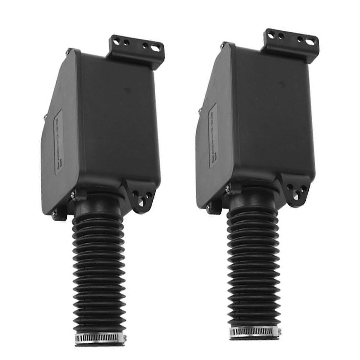 2 Pcs New ATV Air Filter Box Intake Cleaner Bend Filter for GY6 150cc Engine 4-Wheel ATV Go Kart Sc