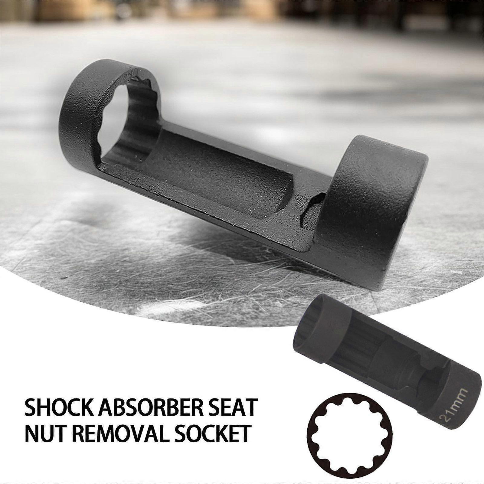 21mm Suspension Strut Nut Socket Tool 1/2" Drive for Hex Wrench Blackes