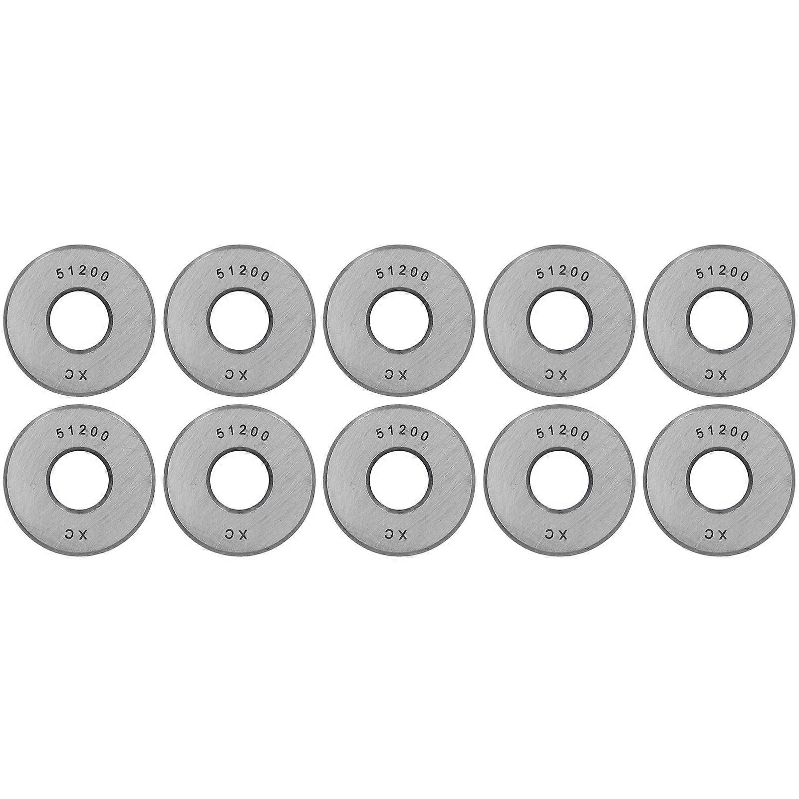 10Pcs Thrust Ball Bearing Single Direction Accessory Replacement Set Kit for Equipment