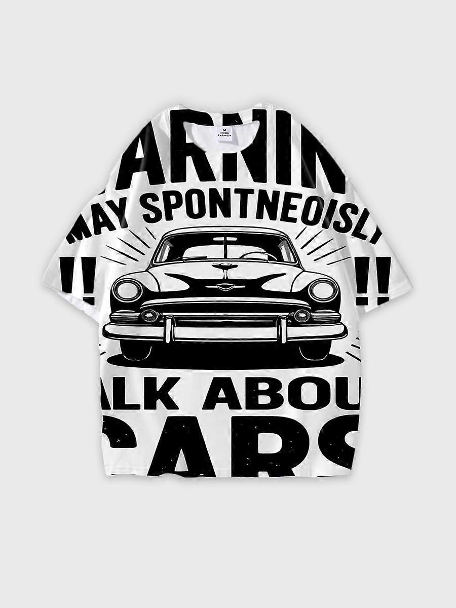 T-shirt round neck Pattern loose short sleeve JW2193