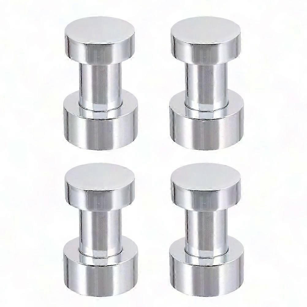 Set of 4 Bathroom Wall Hooks with Screws for Towels