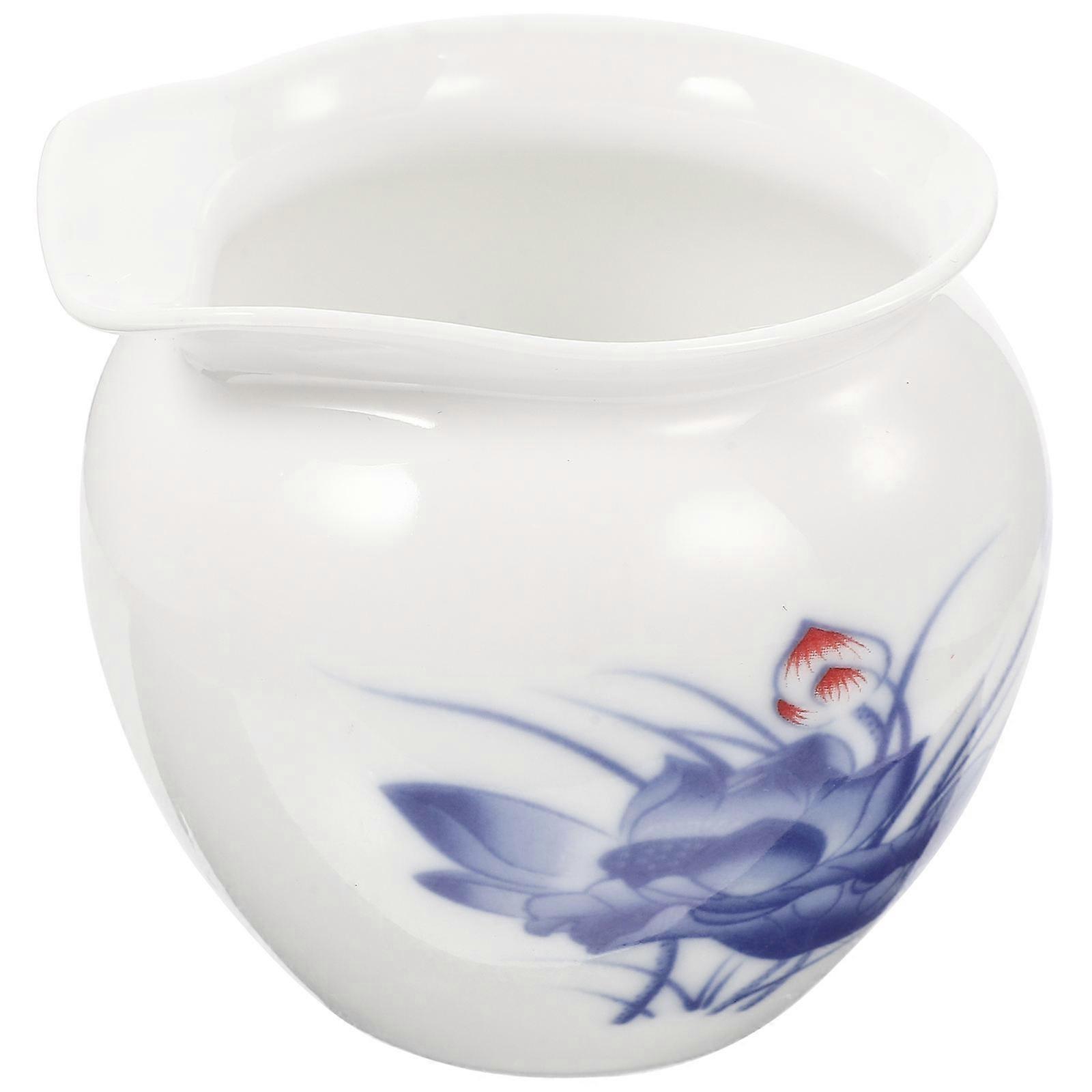 Ceramic Gravy Boat Jug Certified Safe Material For Kitchen 3.1×2.6×3.1in 1Pack
