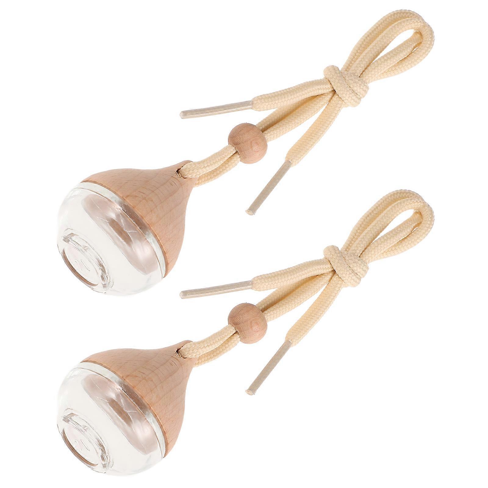 Essential Oil Air Freshener Car Hanging Car Freshener Diffuser Bottles Refillable Diffuser For Car Use 2Pcs