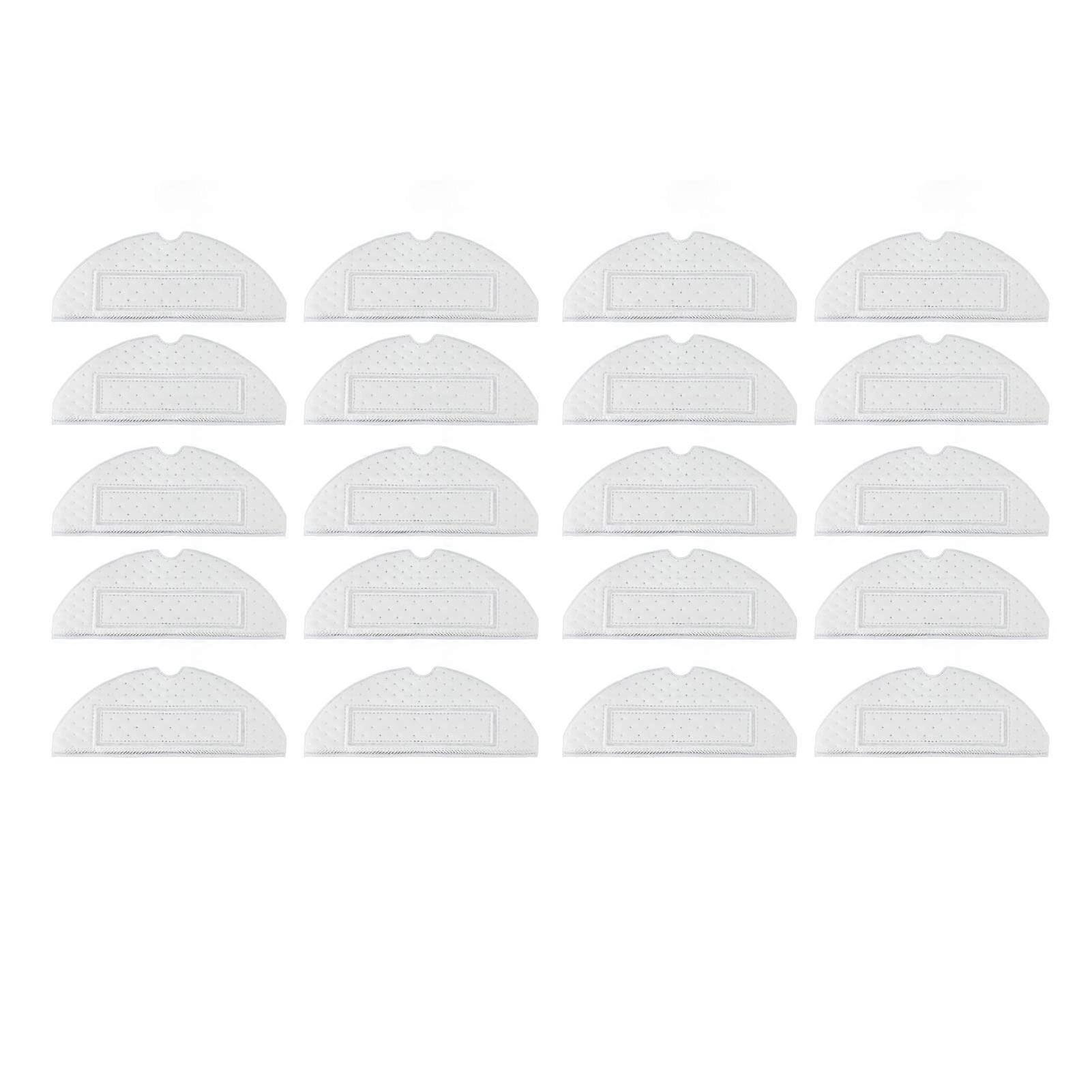 20Pack Disposable Mop Pads for Sweeping Robots, Replacement Cleaning Pads for Mopping