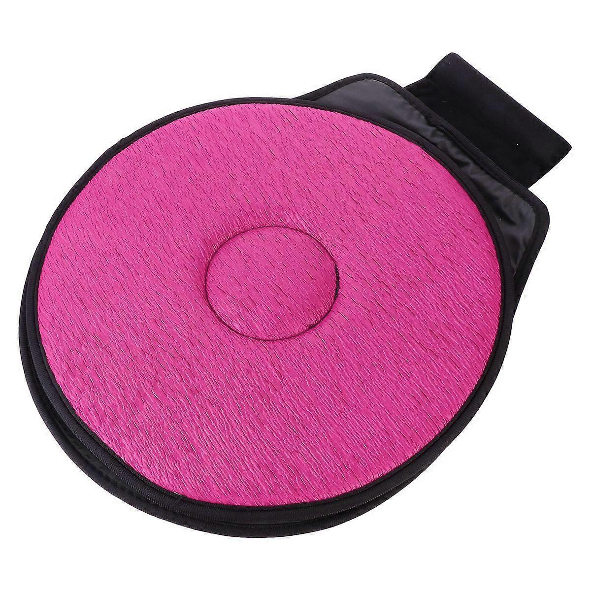 Breathable Rotating Car Seat Cushion with Slip Resistant Base for Comfortable and Lightweight Support in Vehicles