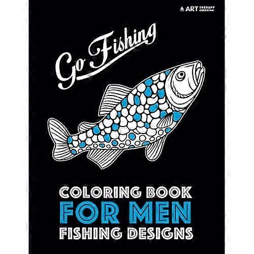 Coloring Book for Men: Fishing Designs