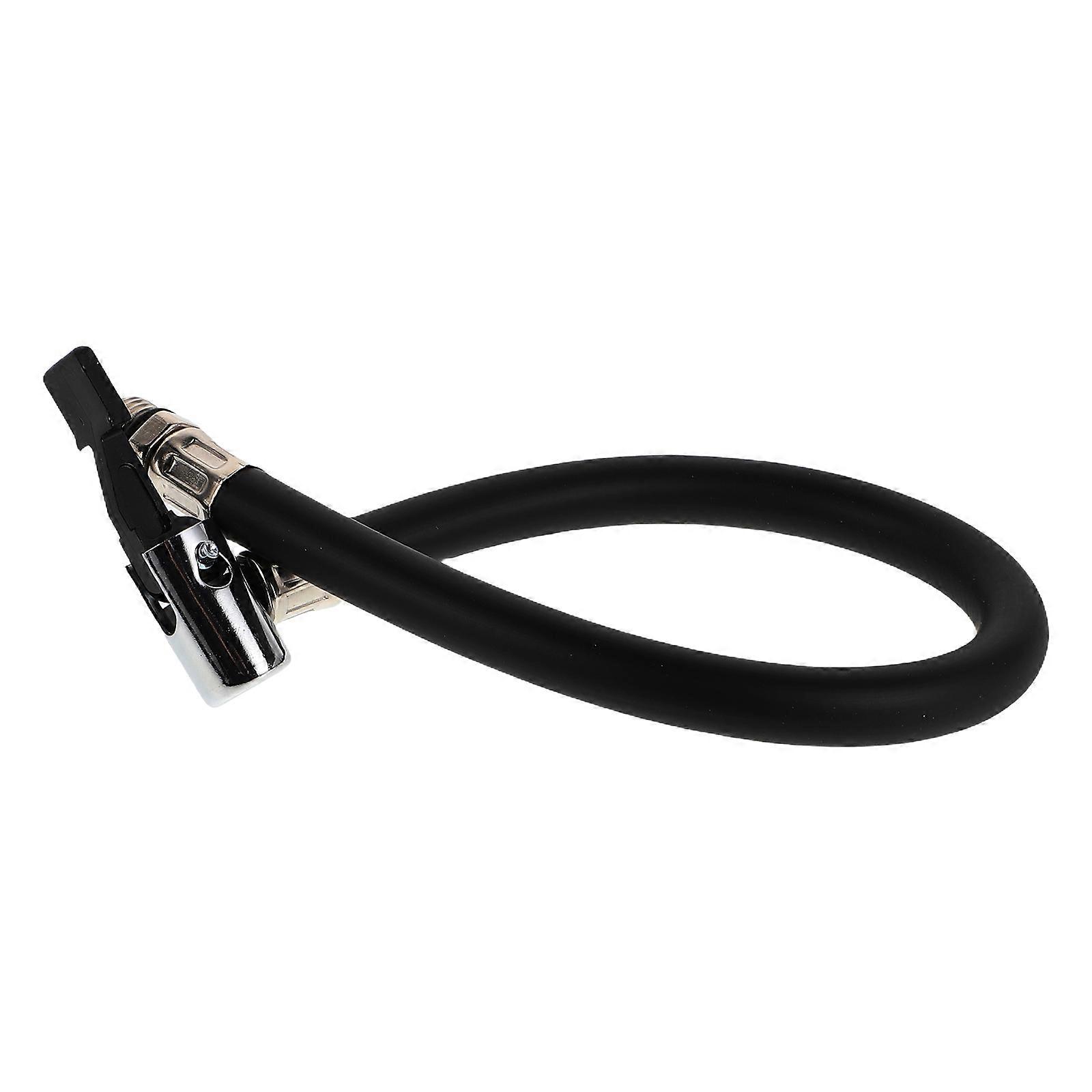 Clip-On Air Chuck Adapter Tire Inflator Hose for DIY Enthusiasts Accurate Reading 1Pack