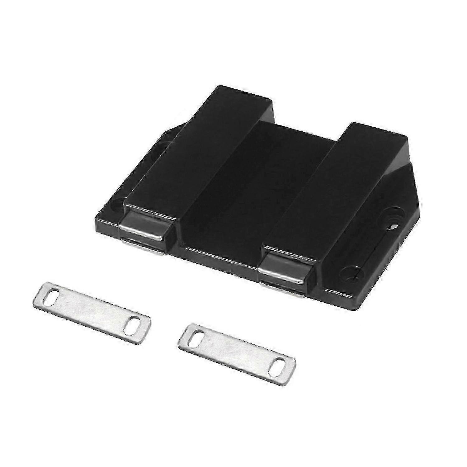 Heavy Duty Magnetic Push Latch for Cabinet Doors - Double-Headed ABS Strong Suction Push-to-Open Mechanism by Walkbee 2025 Edition