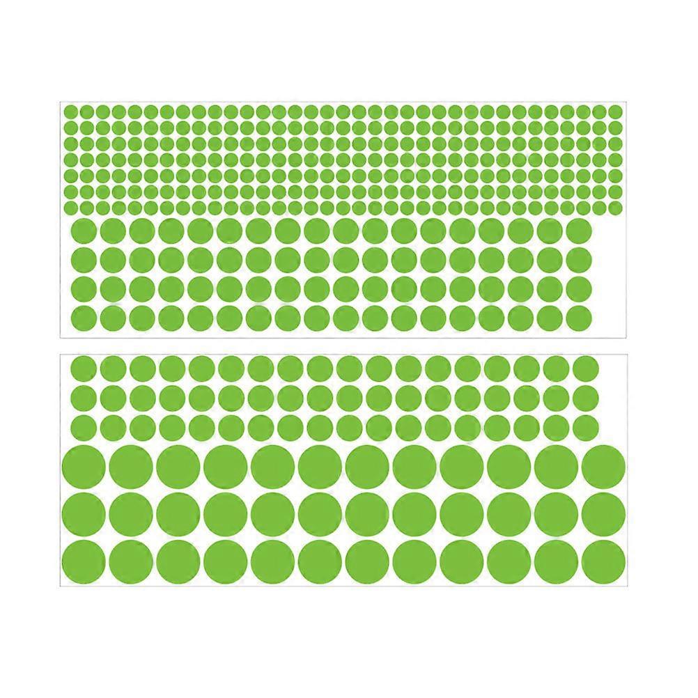 Çeşitli Renk Yuvarlak Nokta Duvar Çıkartmaları PVC Malzeme Uygulaması ve Çıkarması Kolay Duvarlar için Mükemmel Cam 20x8cm