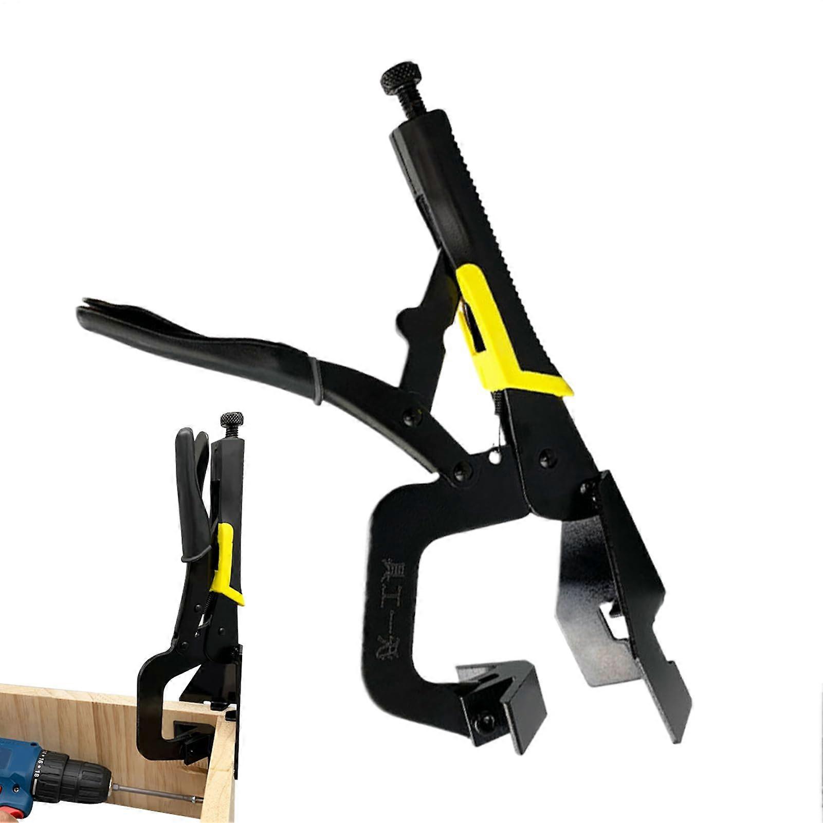Rightangle clamps for woodworking Nonslip, adjustable positioning device, quickrelease clamping tools for faux furniture assembly