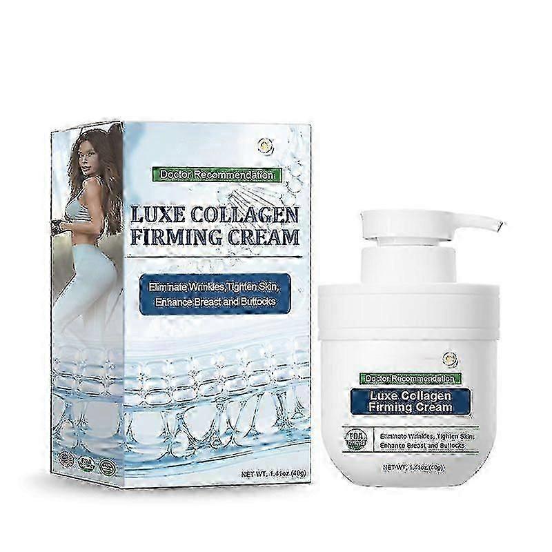Luxe Collagen Firming Cream, Anti-Aging Moisturizer with Collagen, Collagen Boosting Anti-Ageing, Advanced Firming & Wrinkle-Reducing Cream