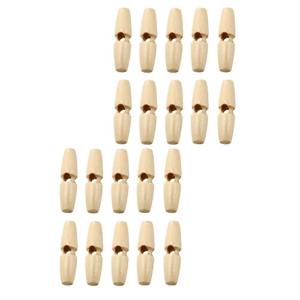 20pcs Decorative Horn Buttons for Sweaters, Coats & Knitted Garments Sewing Craft Accessories for DIY Clothing and Apparel Projects