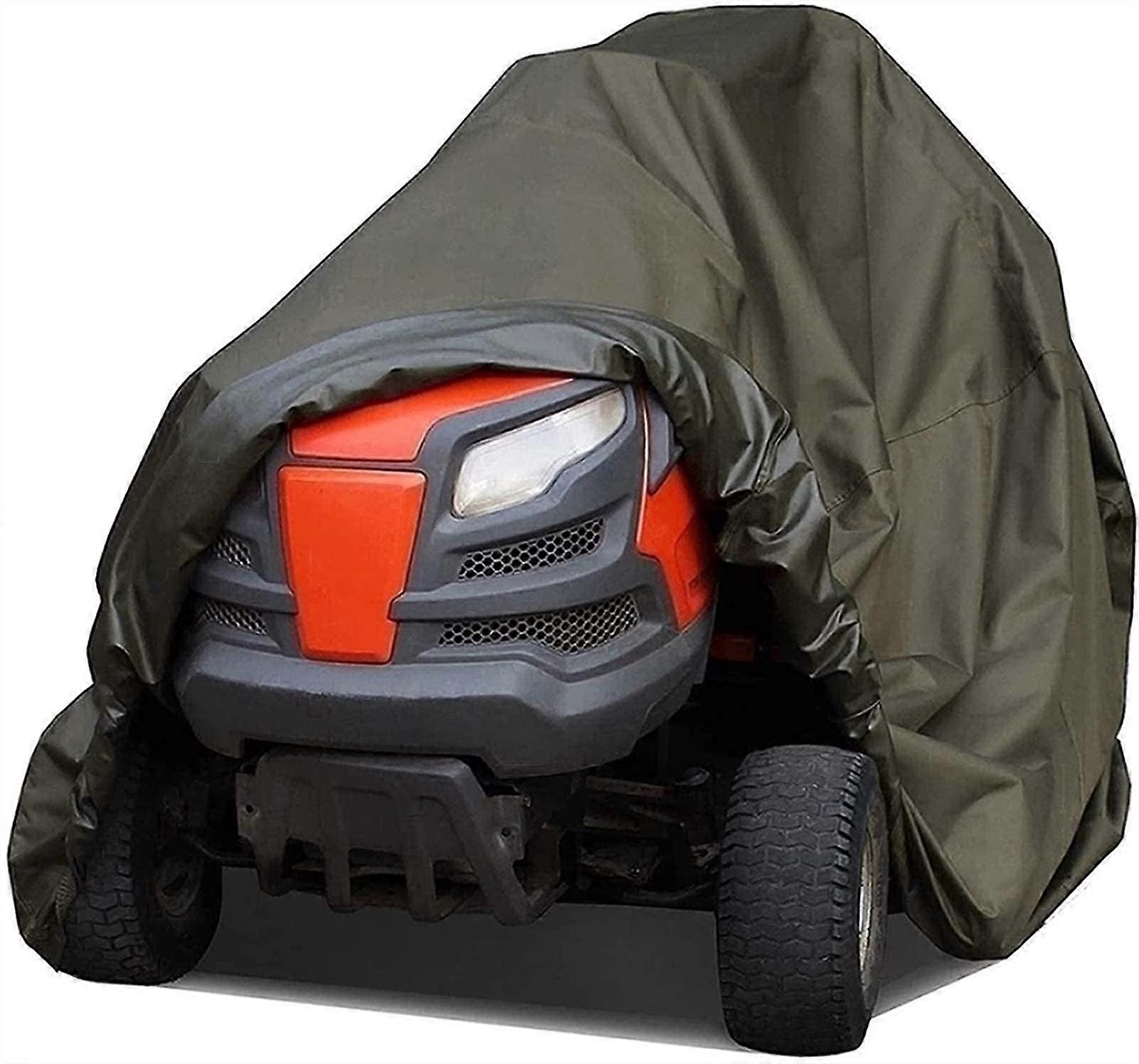 Waterproof Cover for Lawn Mower Durable, Storage Housing for Riding Mower 210D Polyester Oxford WaterResistant with Drawstring (Size XXL)