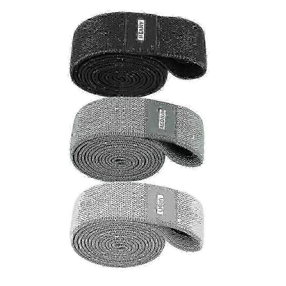 عصابات مقاومة القماش الطويل للنساء والرجال - تدريب السحب والساق ، 3 ألوان